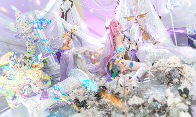 爱莉希雅「人之律者」cos 第4张图