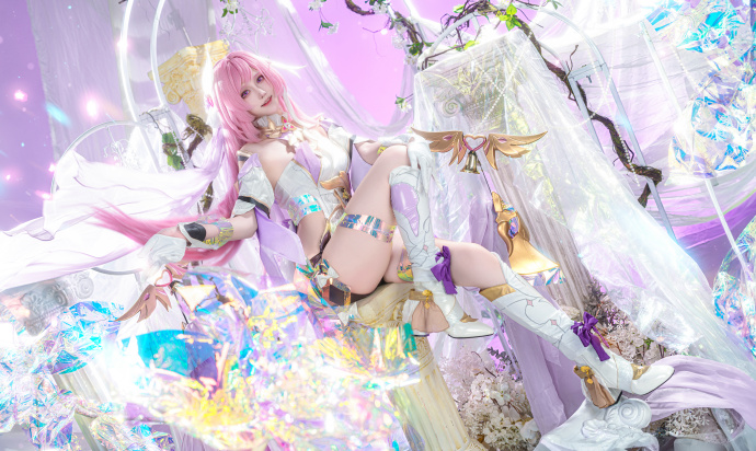 爱莉希雅「人之律者」cos 第6张图